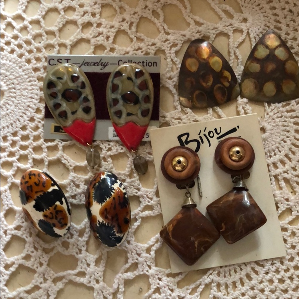 Add a little wild earrings